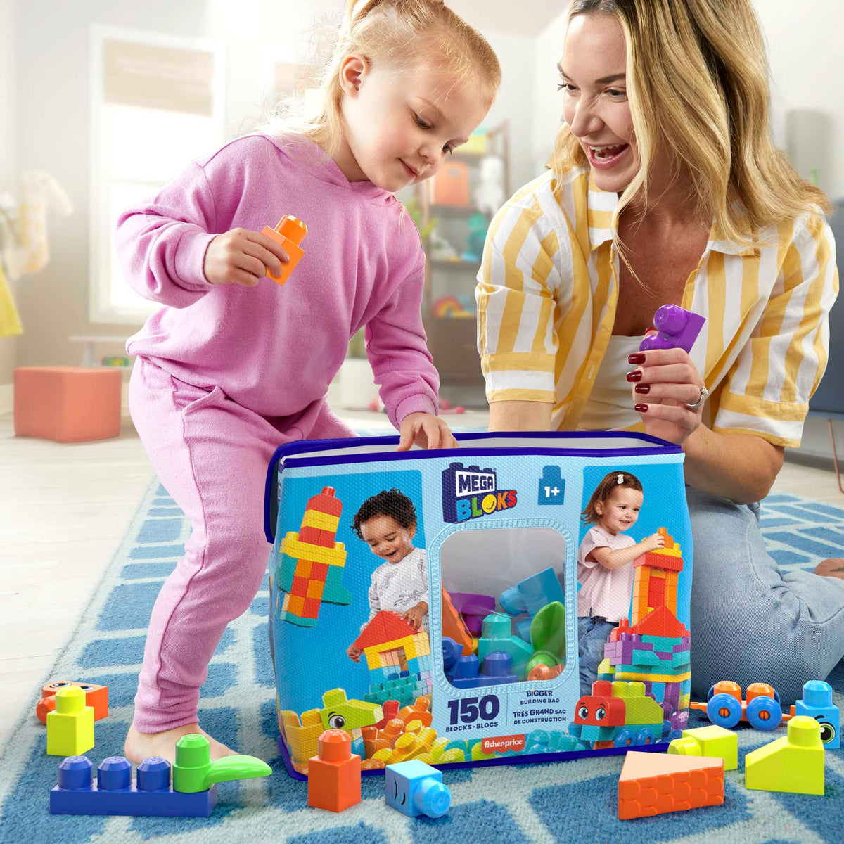 MEGA BLOKS  Bigger Building Bag