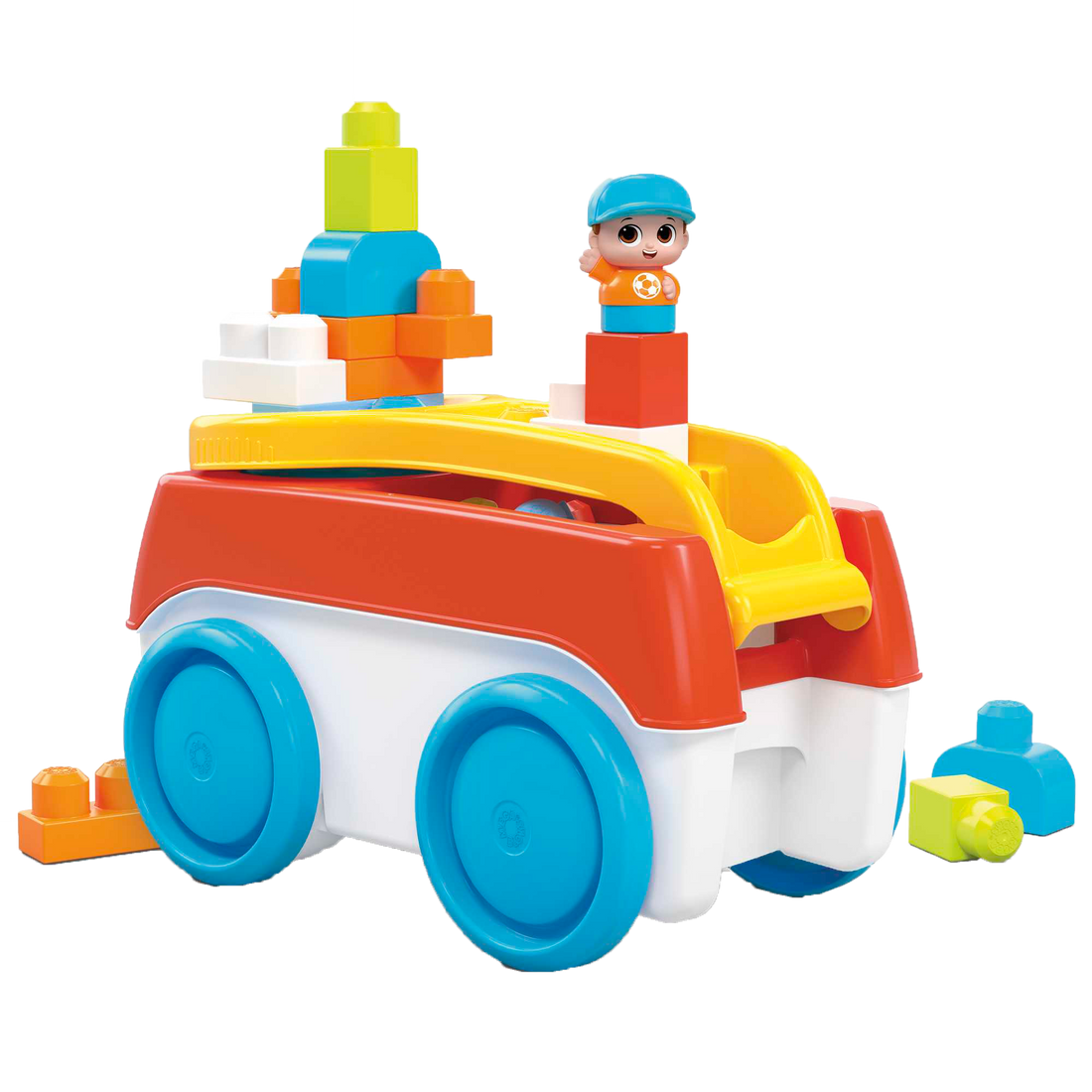 Mega Bloks Block Spinning Wagon Shop Mattel Australia