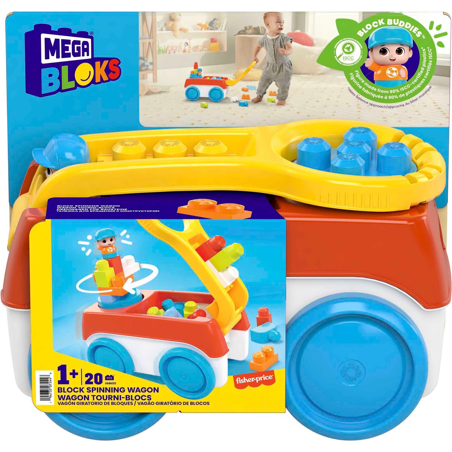 MEGA BLOKS  Block Spinning Wagon