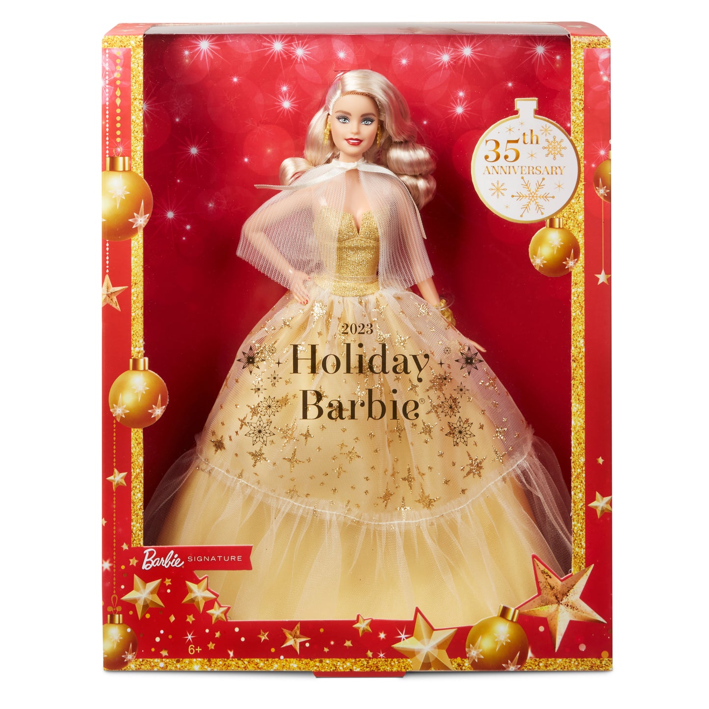 2023 Holiday BARBIE Doll, Blond Hair