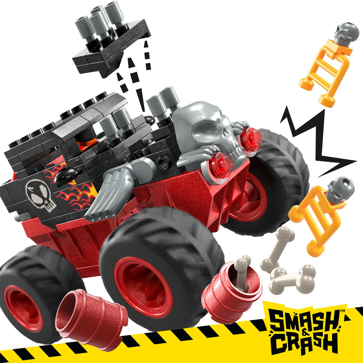 MEGA Hot Wheels Smash n Crash Bone Shaker Crush Course - Assorted*