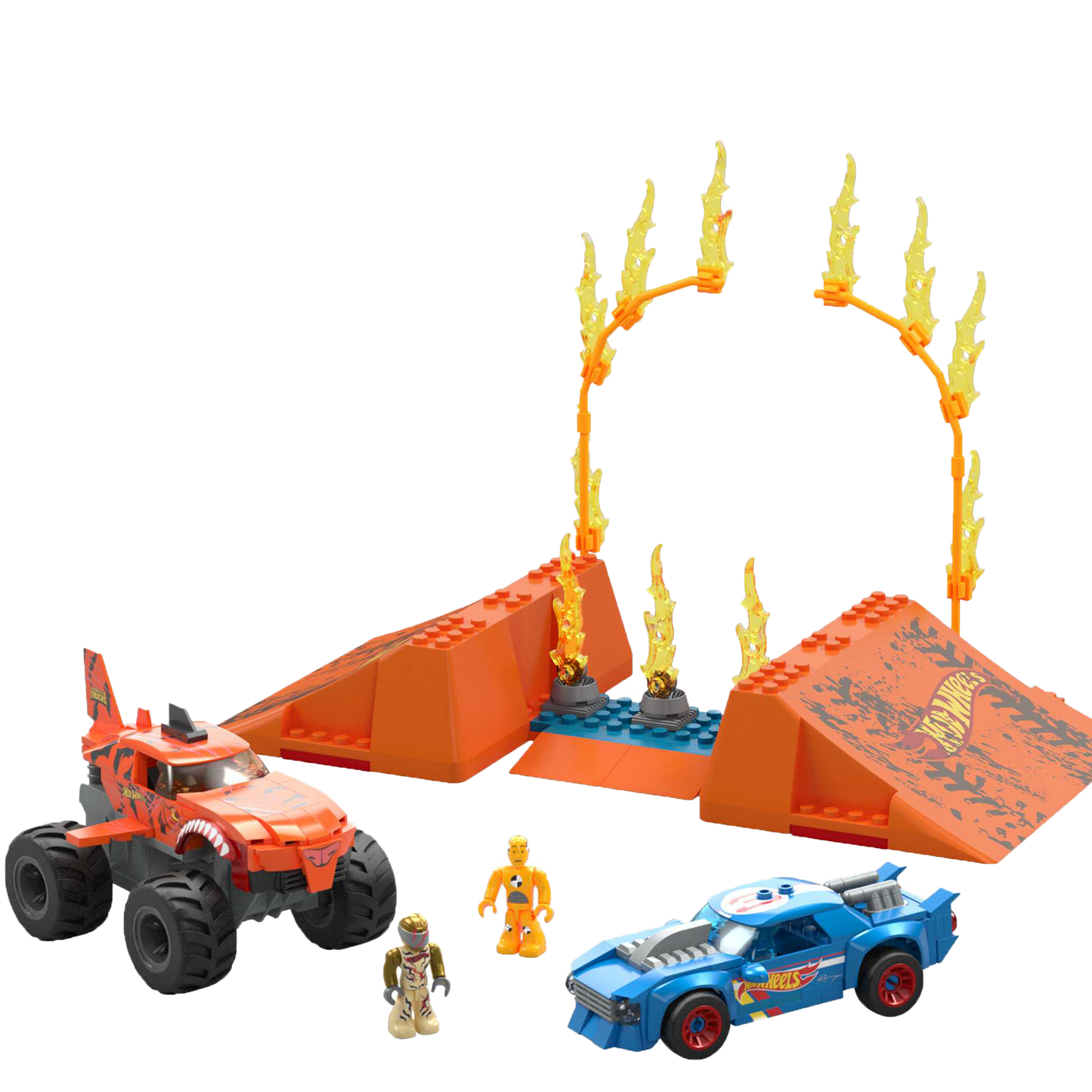 MEGA Hot Wheels Smash n Crash Tiger Shark Chomp Course