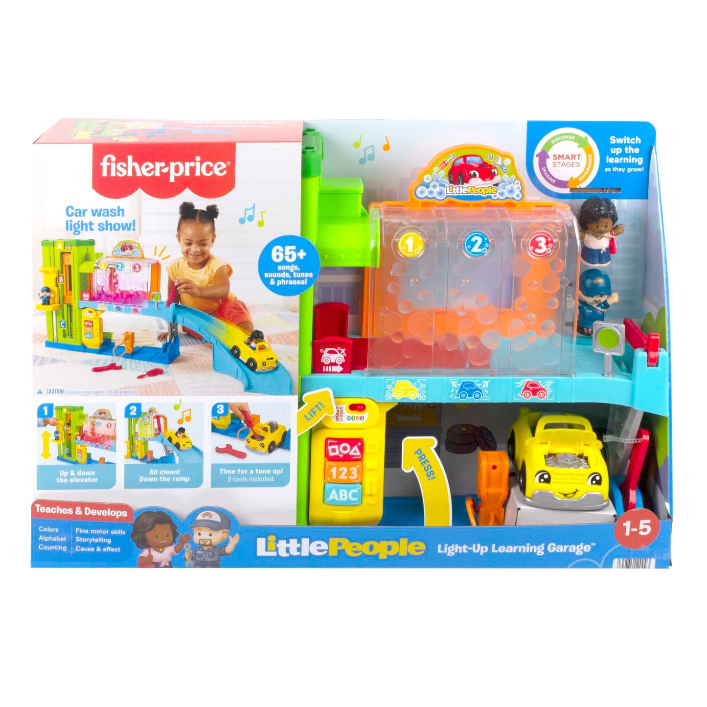 Fisher-Price Little People Toddler Playset with Figures & Toy Car