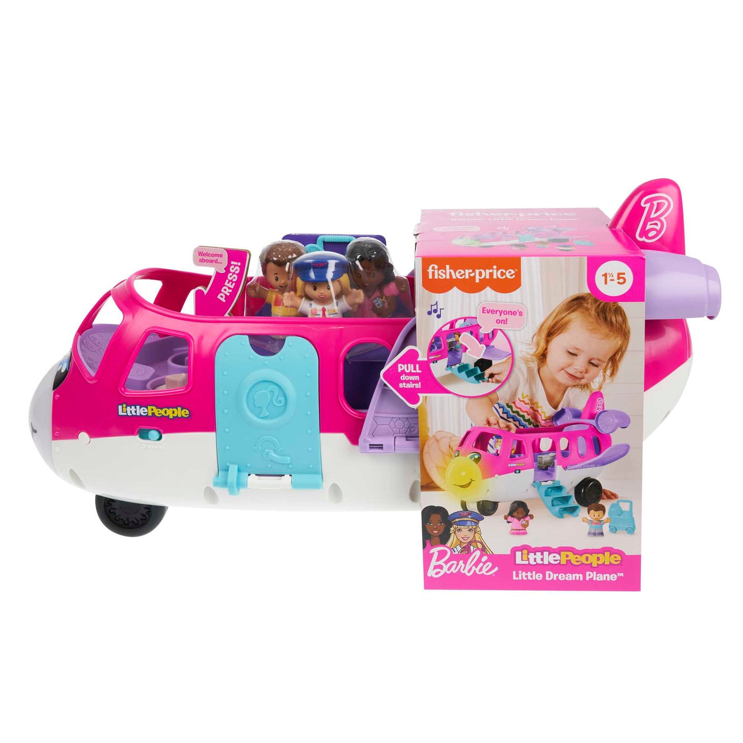 Little People Barbie Toy Airplane