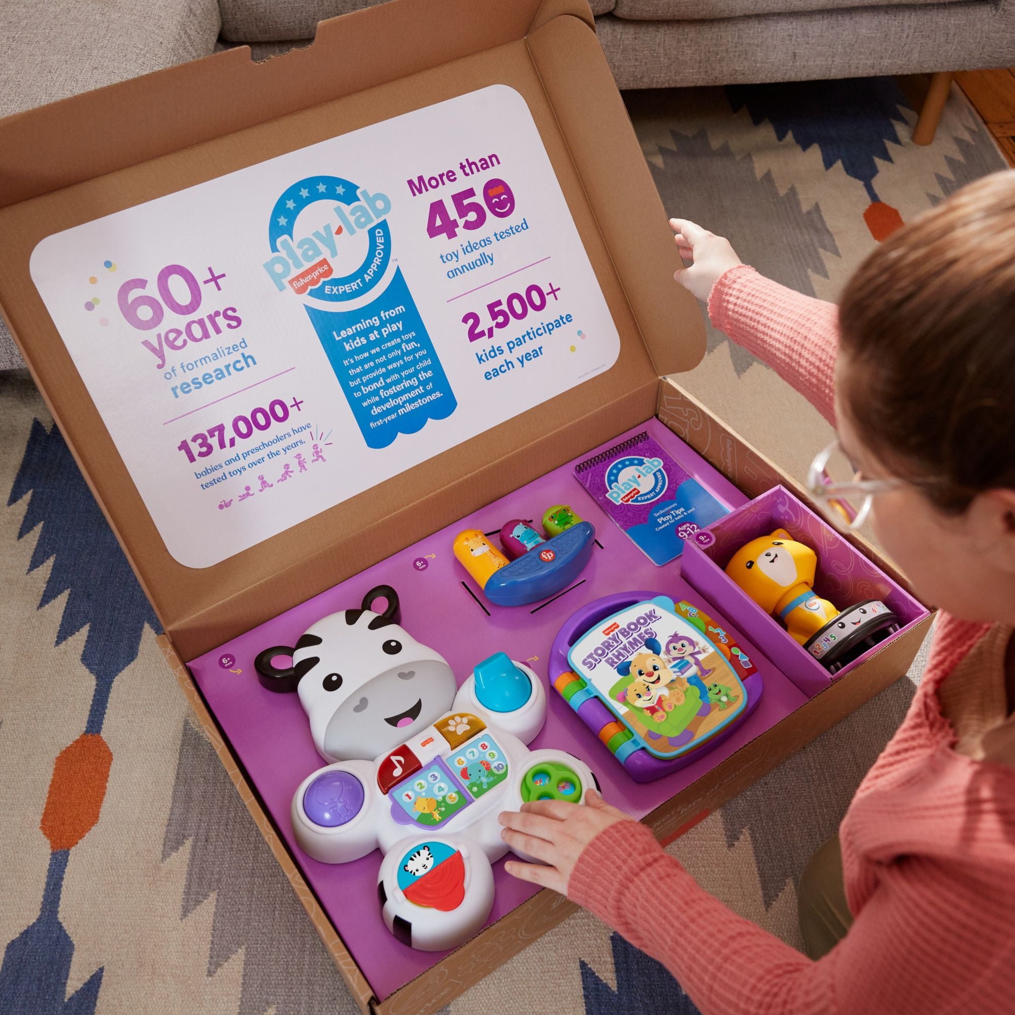 Fisher price baby box on sale