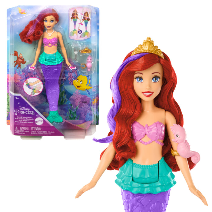 Disney Princess Swim & Splash Ariel Doll