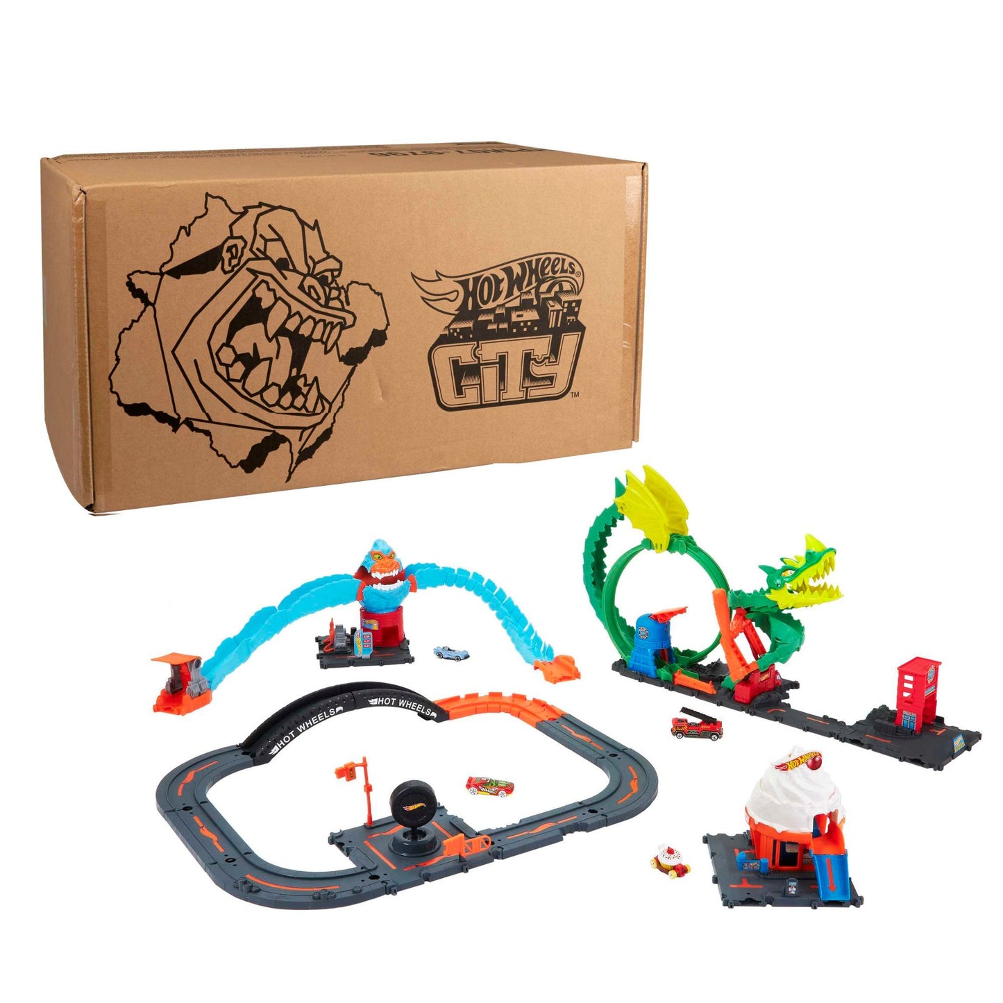 Hot Wheels City Track Sets Bundle