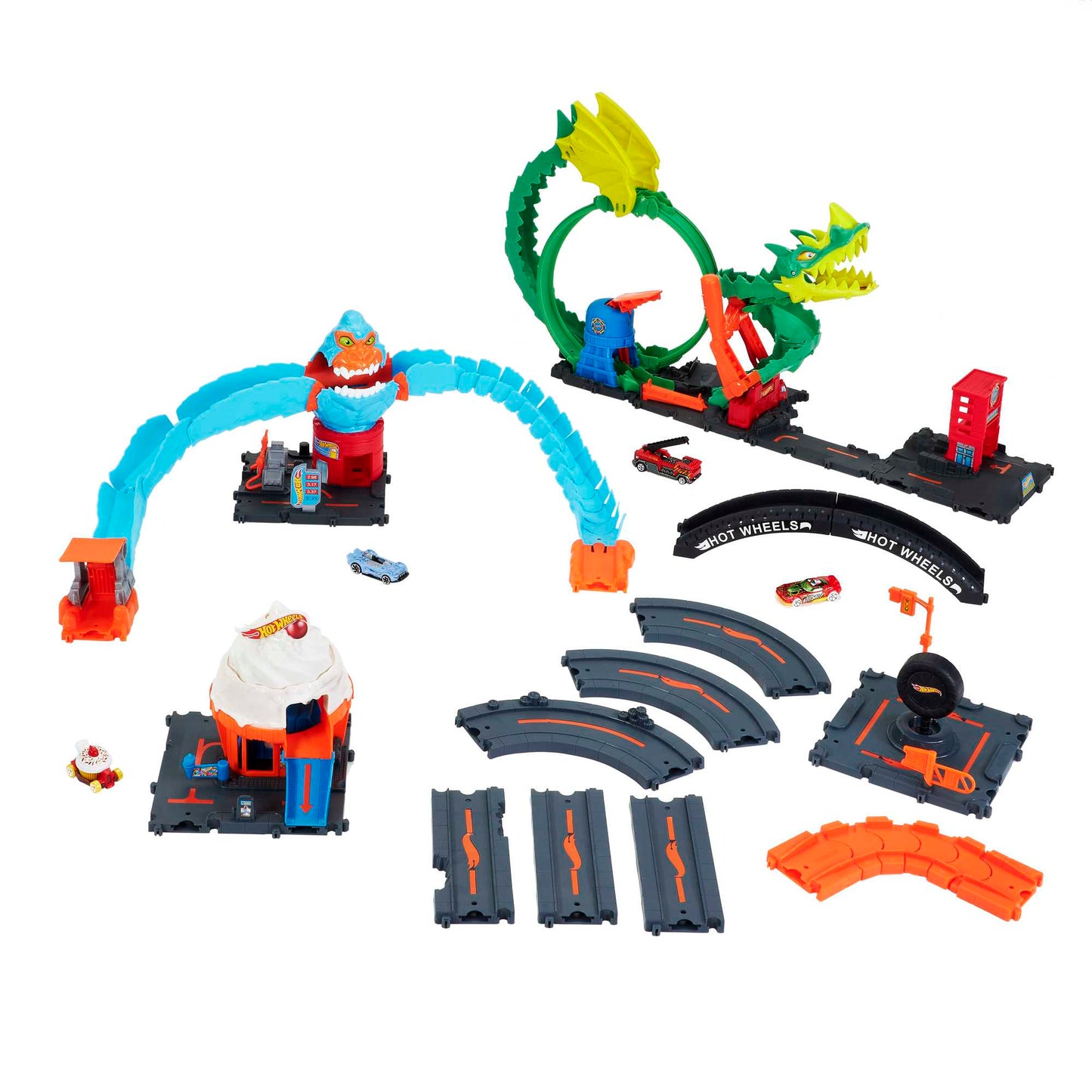 Hot Wheels City Track Sets Bundle