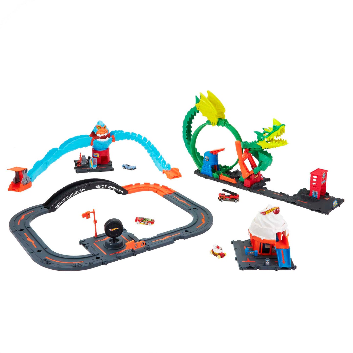 Hot Wheels City Track Sets Bundle