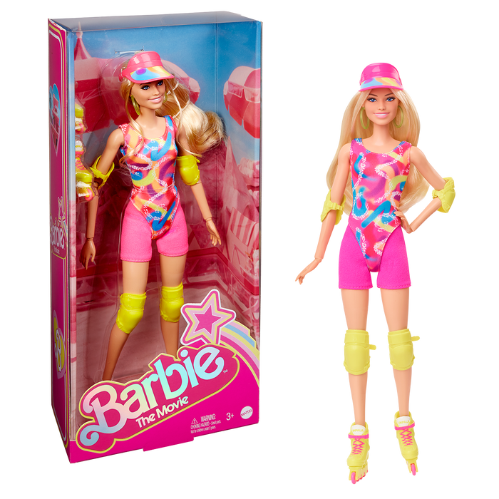 Barbie Movie Doll Margot Robbie as Barbie in Inline Skating Outfit Shop Mattel Australia