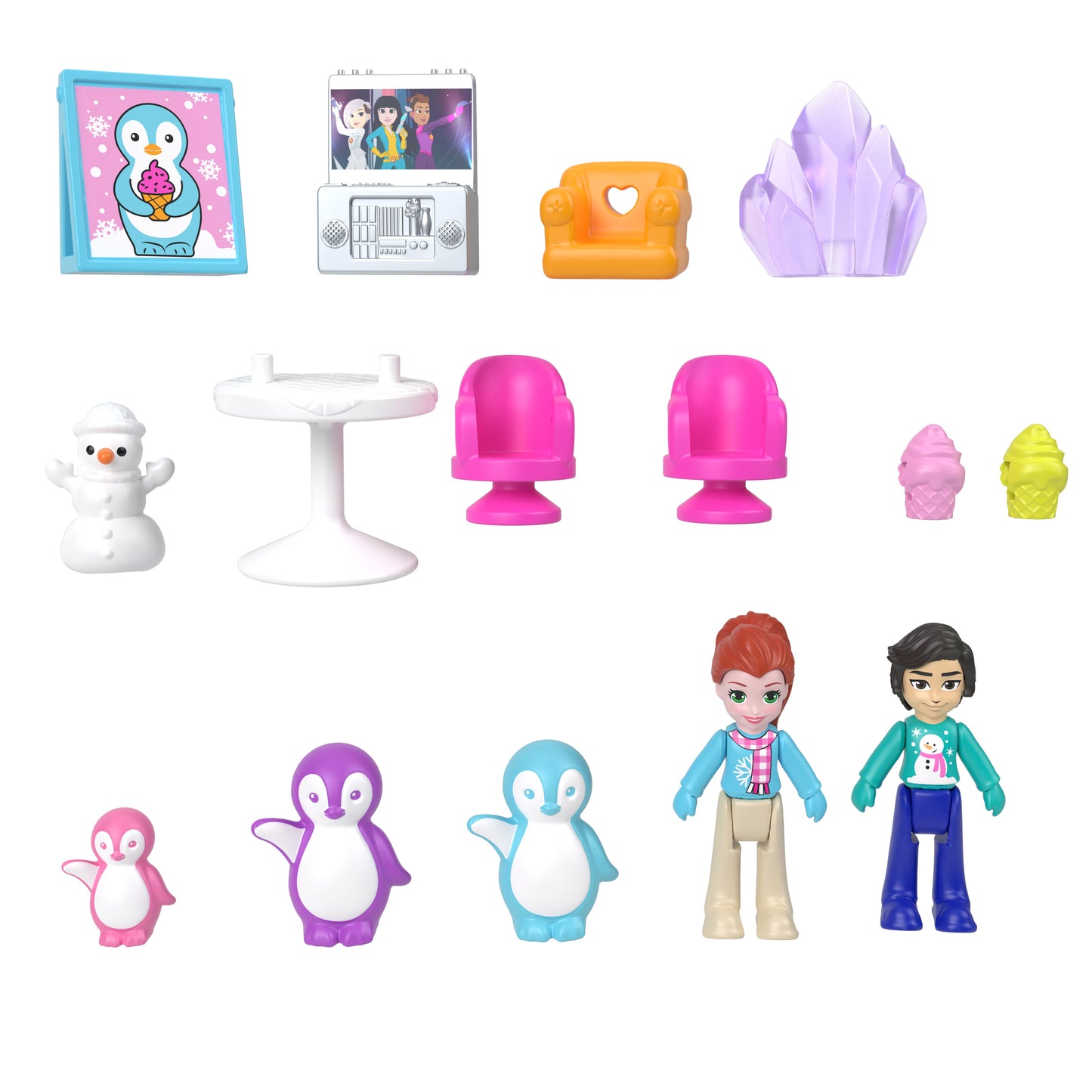 Polly Pocket Snow Sweet Penguin Compact