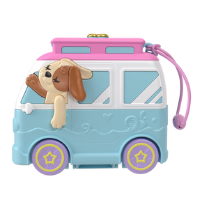 Polly Pocket Seaside Puppy Ride compact