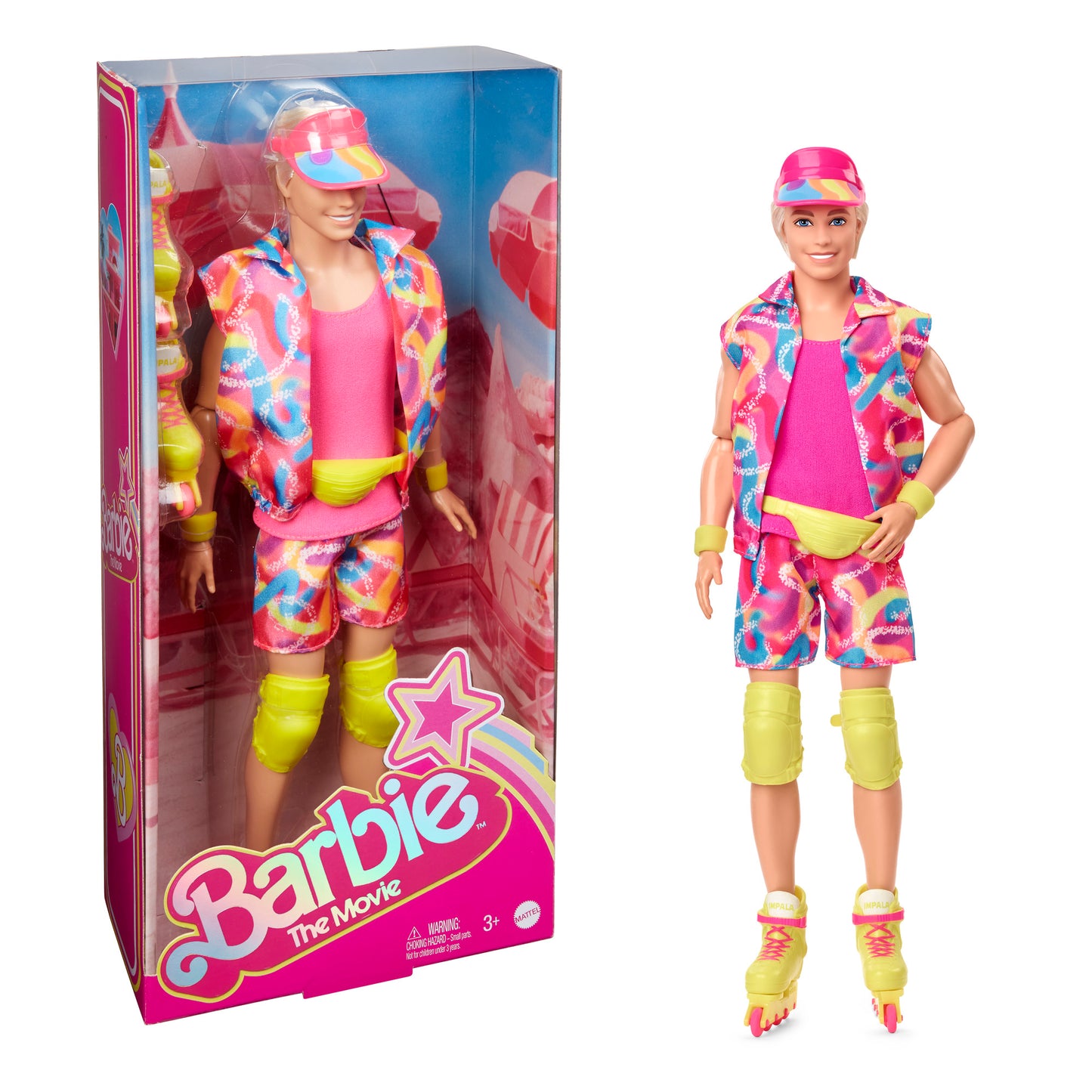 Barbie Movie Collectible Ken Doll in Inline Skating Outfit