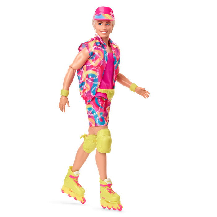 Barbie: The Movie Ken Doll (Pastel Striped Beach Outfit)