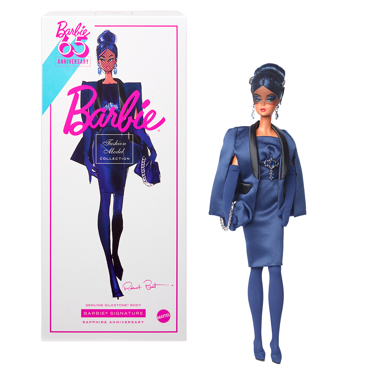 Sapphire Anniversary Barbie Fashion Model Collection Doll