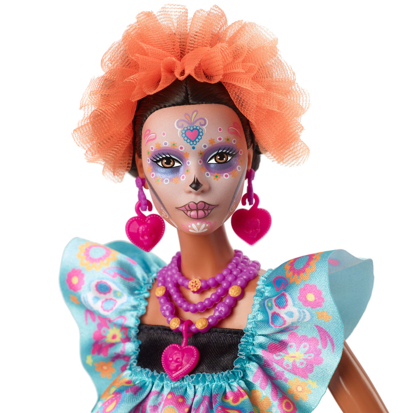 Barbie Signature Día De Muertos 2024 Collectible Barbie Doll in Ruffled Black Gown