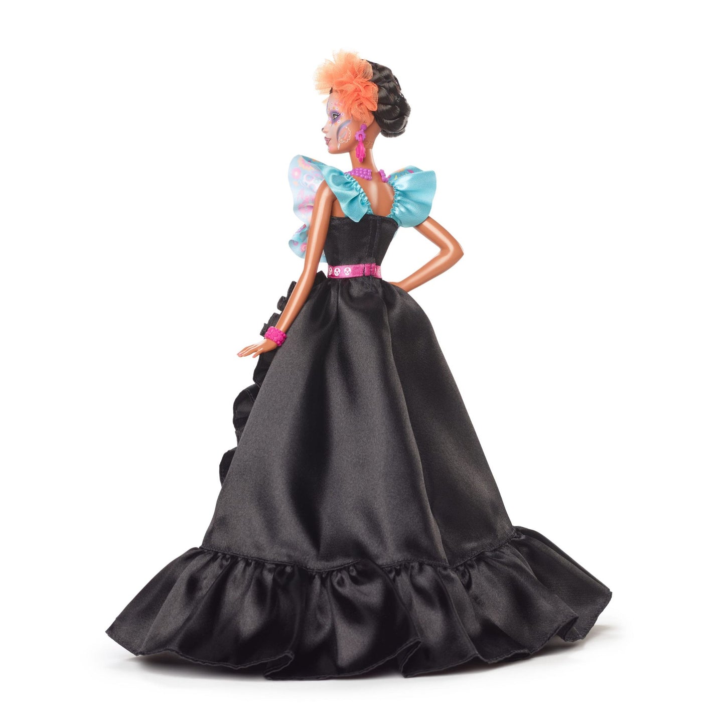 Barbie Signature Día De Muertos 2024 Collectible Barbie Doll in Ruffled Black Gown