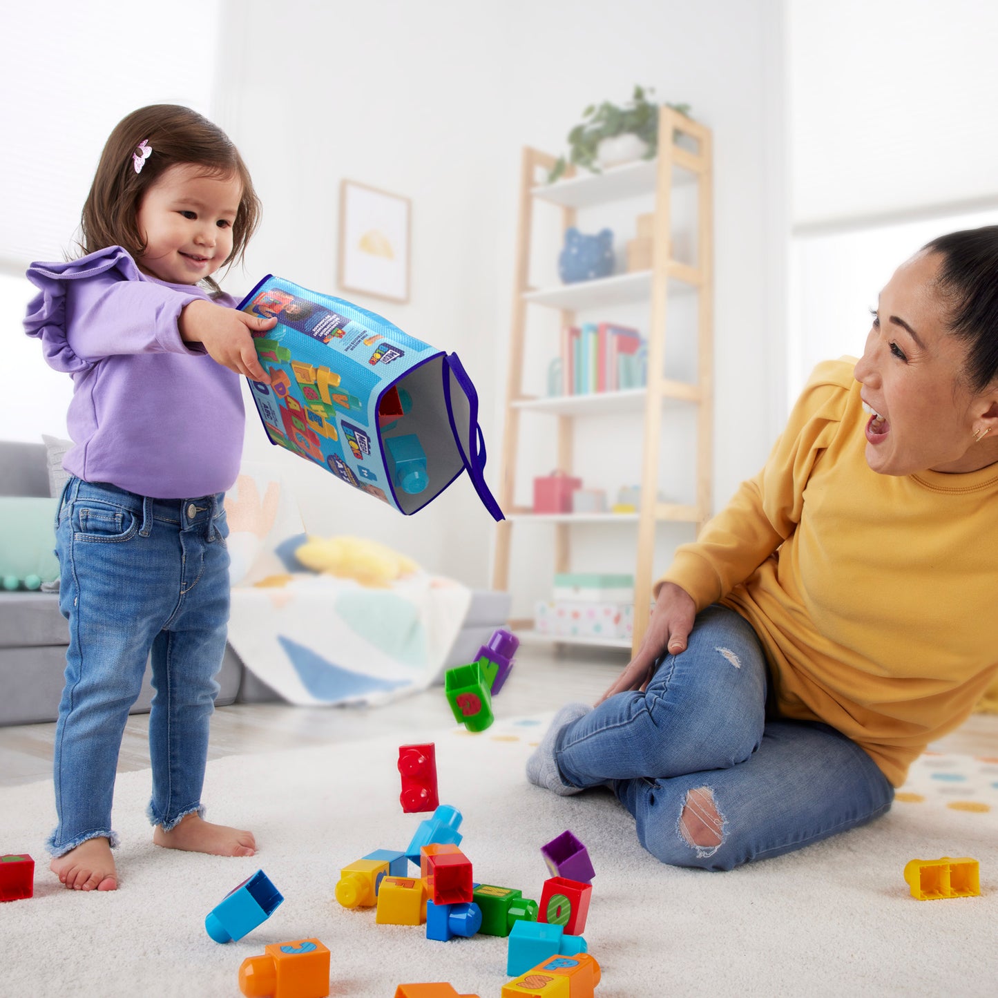 Mega Bloks Abc Building Bag