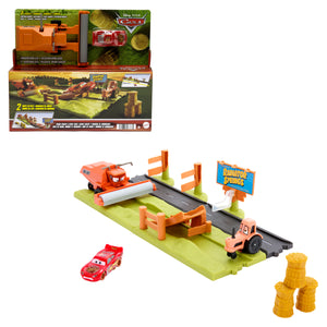 Disney and Pixar Cars Frank Escape & Stunt Race Playset with