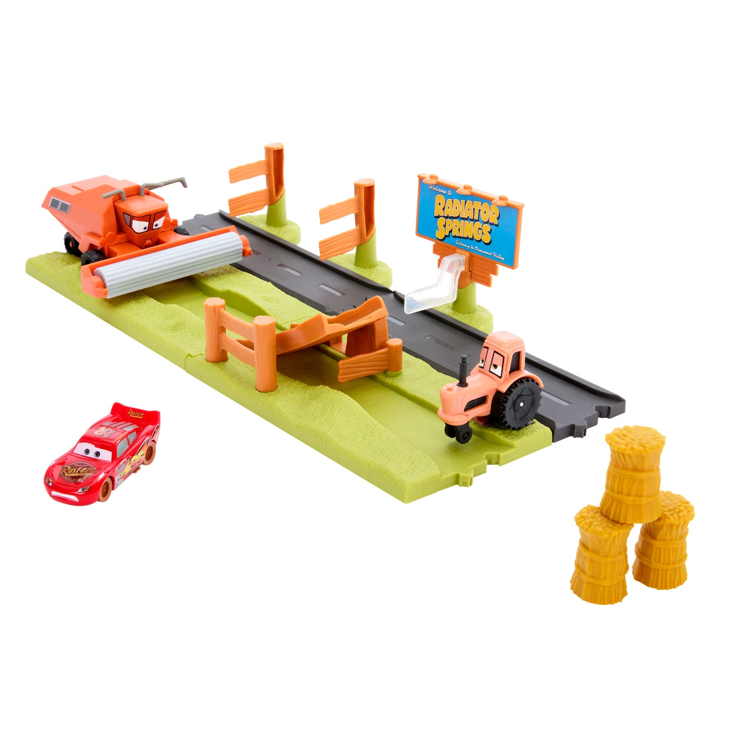 Disney and Pixar Cars Frank Escape & Stunt Race Playset