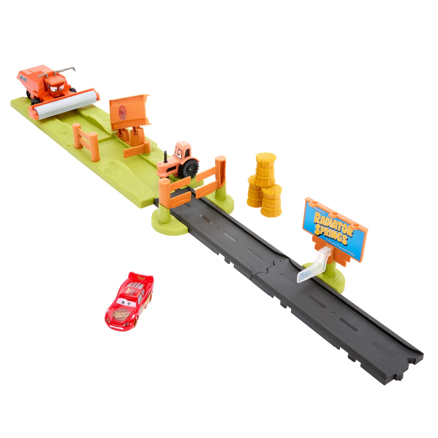 Disney and Pixar Cars Frank Escape & Stunt Race Playset