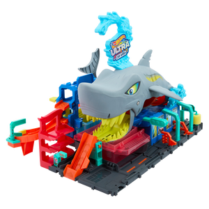 Hot Wheels Ultra Shark Car Wash Playset