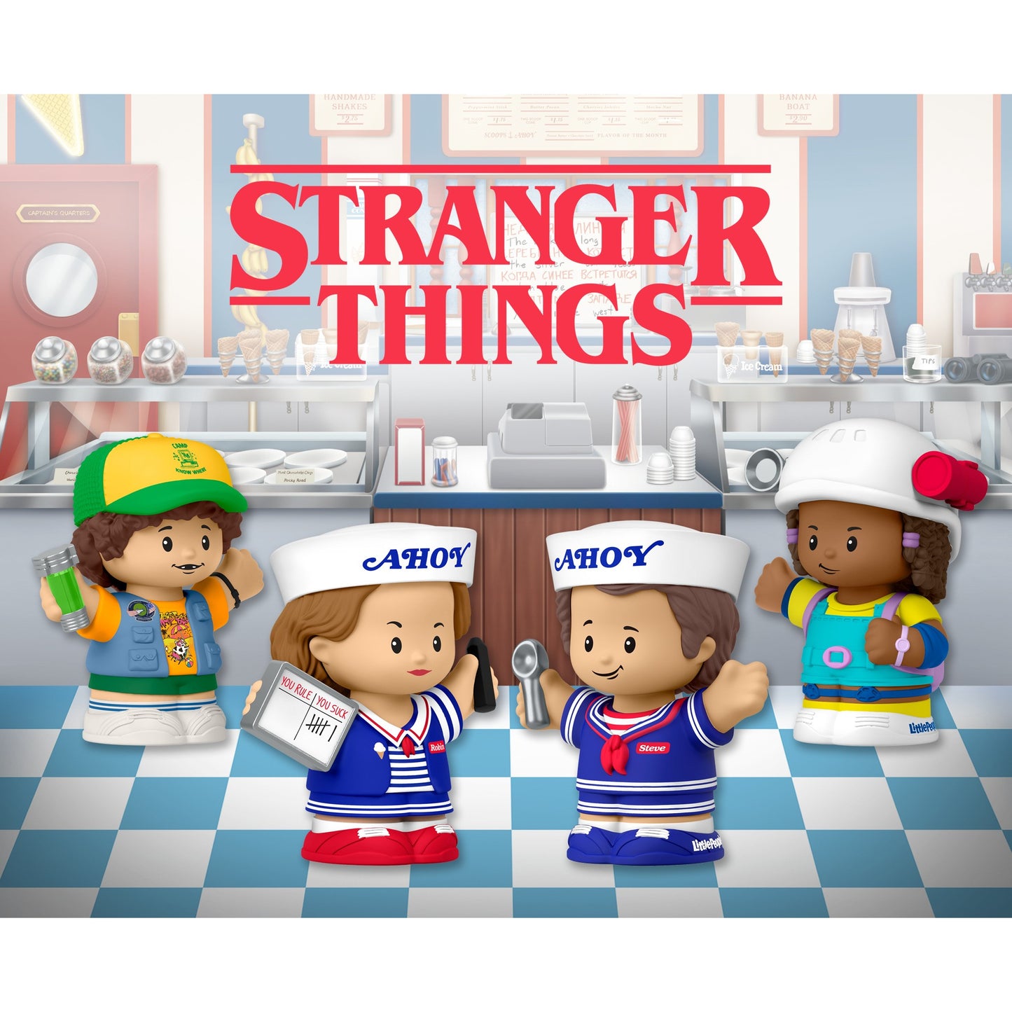 Little People Collector Stranger Things: Scoops Troop Special Edition Holiday Set