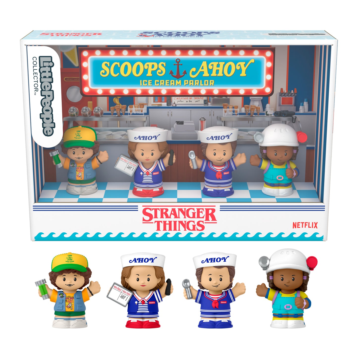 Little People Collector Stranger Things: Scoops Troop Special Edition Holiday Set