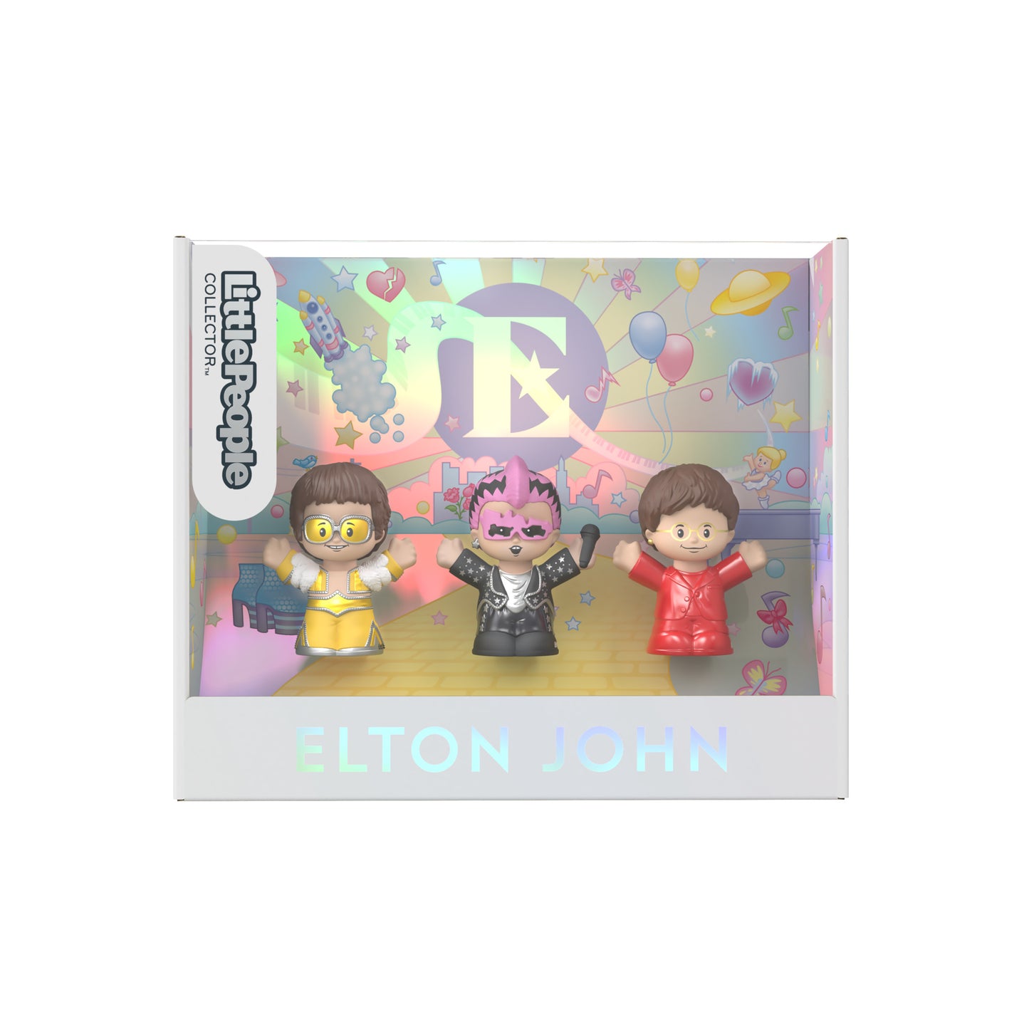 Little People Collector Elton John Special Edition Set For Adults & Fans, 3 Figures