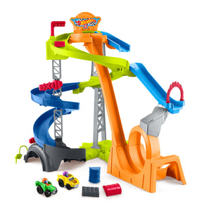 Hot Wheels Spiral Stunt Speedway by Little People