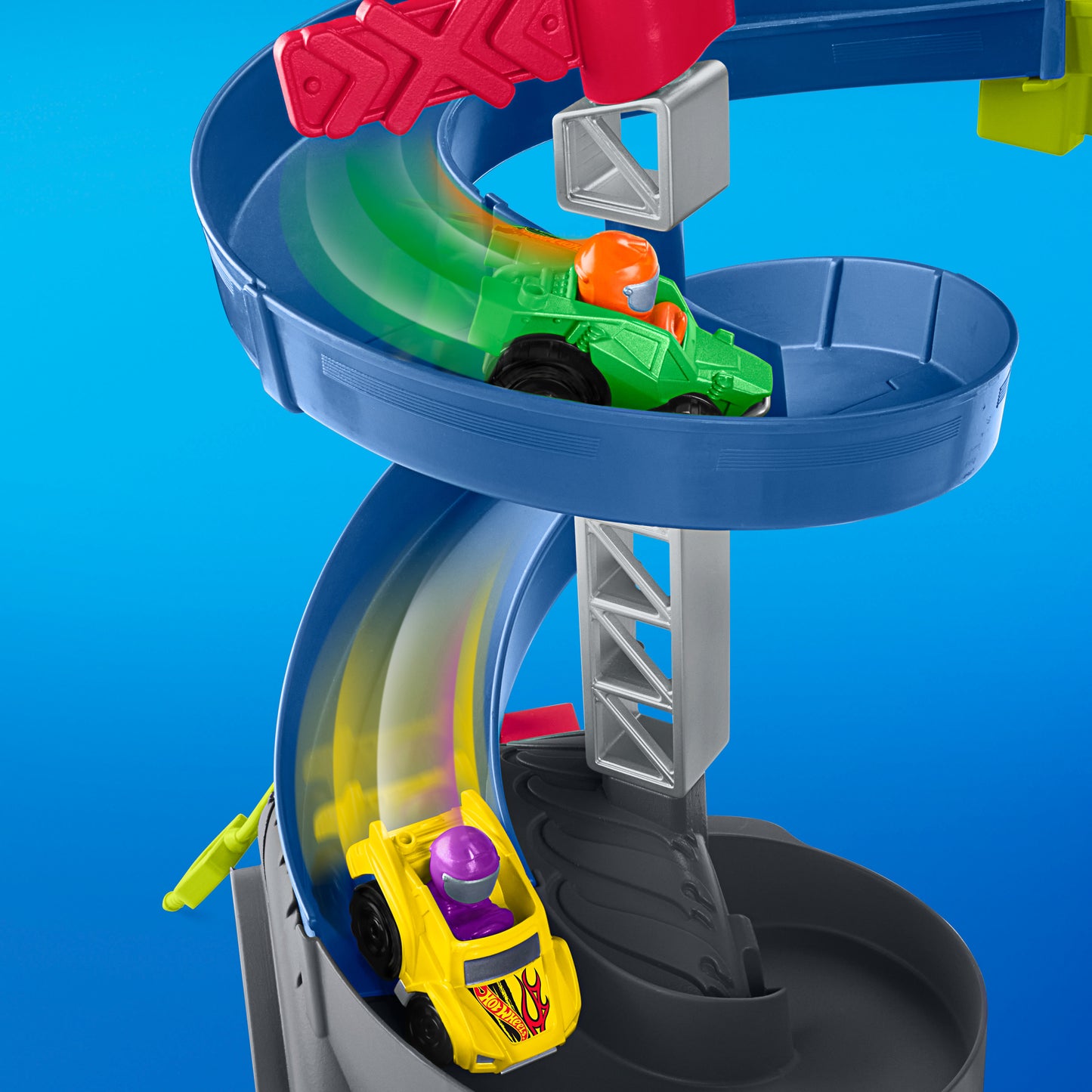 Hot Wheels Spiral Stunt Speedway by Little People