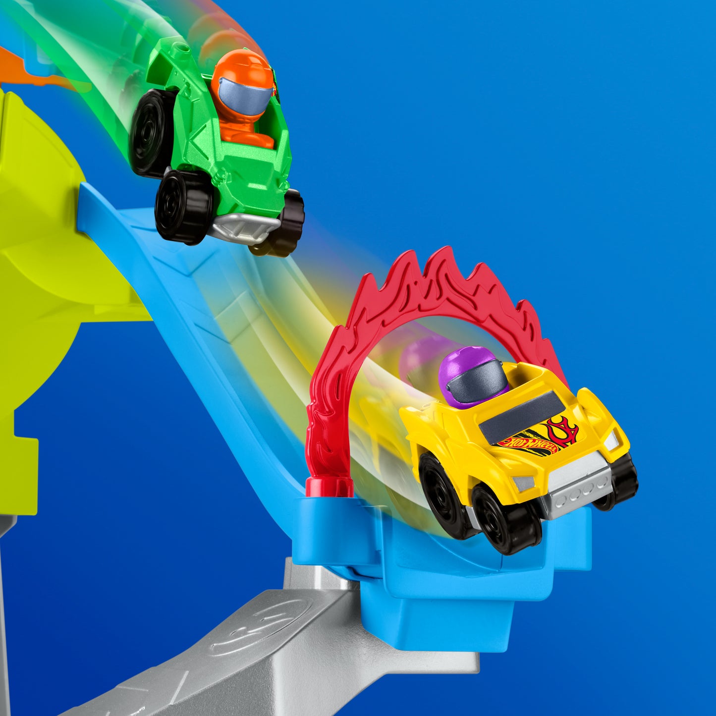 Hot Wheels Spiral Stunt Speedway by Little People