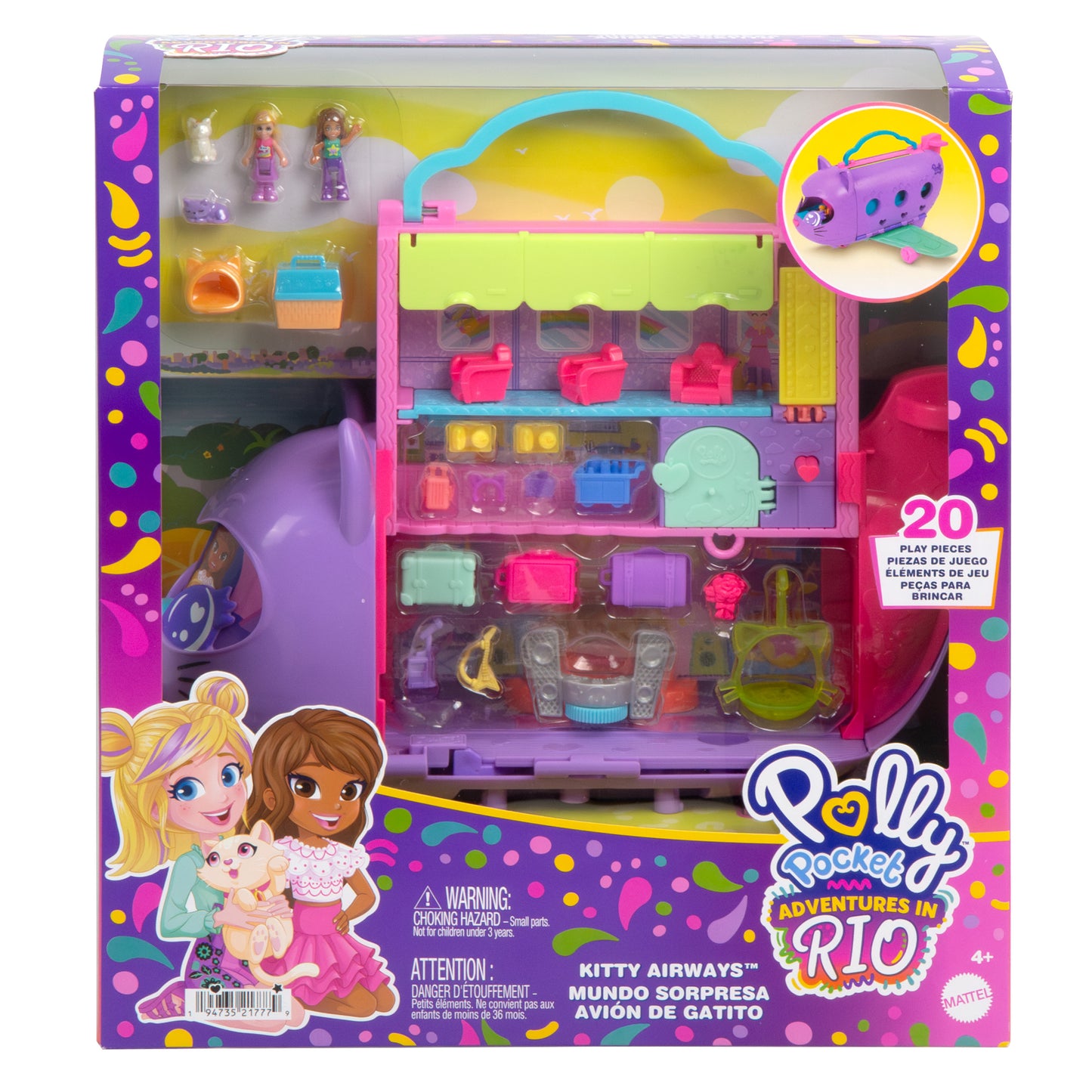 Polly Pocket Kitty Airways Playset