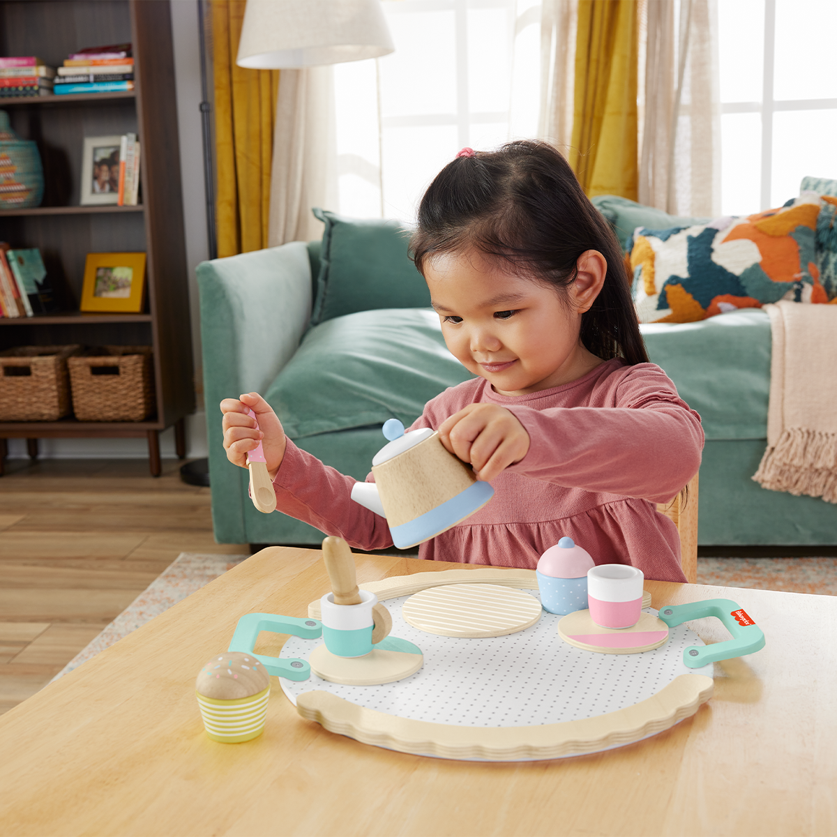 Fisher Price Wooden Tea Set