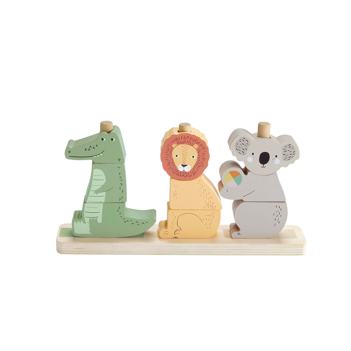 Fisher-Price Wooden Stack & Sort Animals