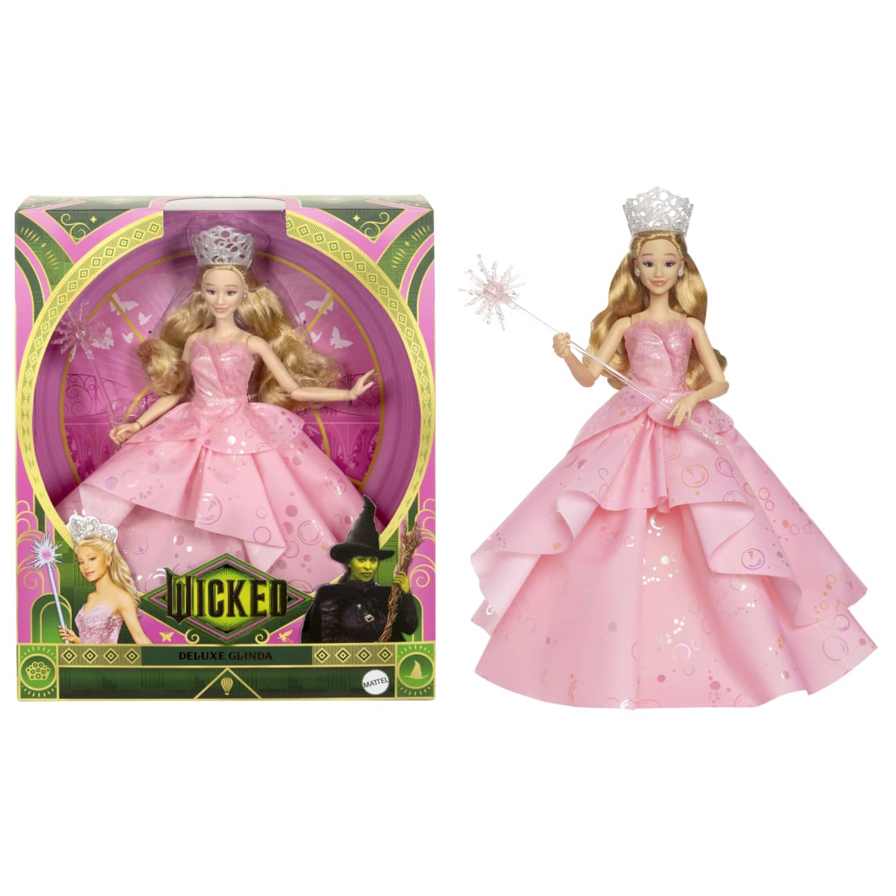 Wicked Deluxe Glinda Fashion Doll & Accessories