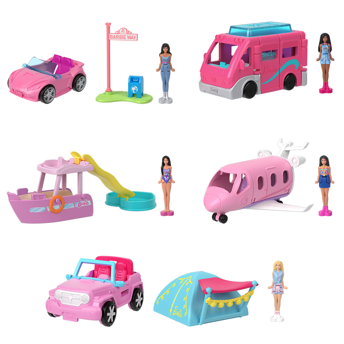 Barbie Mini BarbieLand Doll & Vehicle Set, Assorted