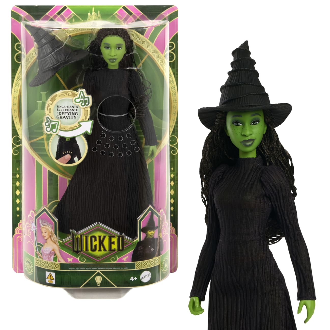 Wicked Singing Elphaba Fashion Doll & Accessories