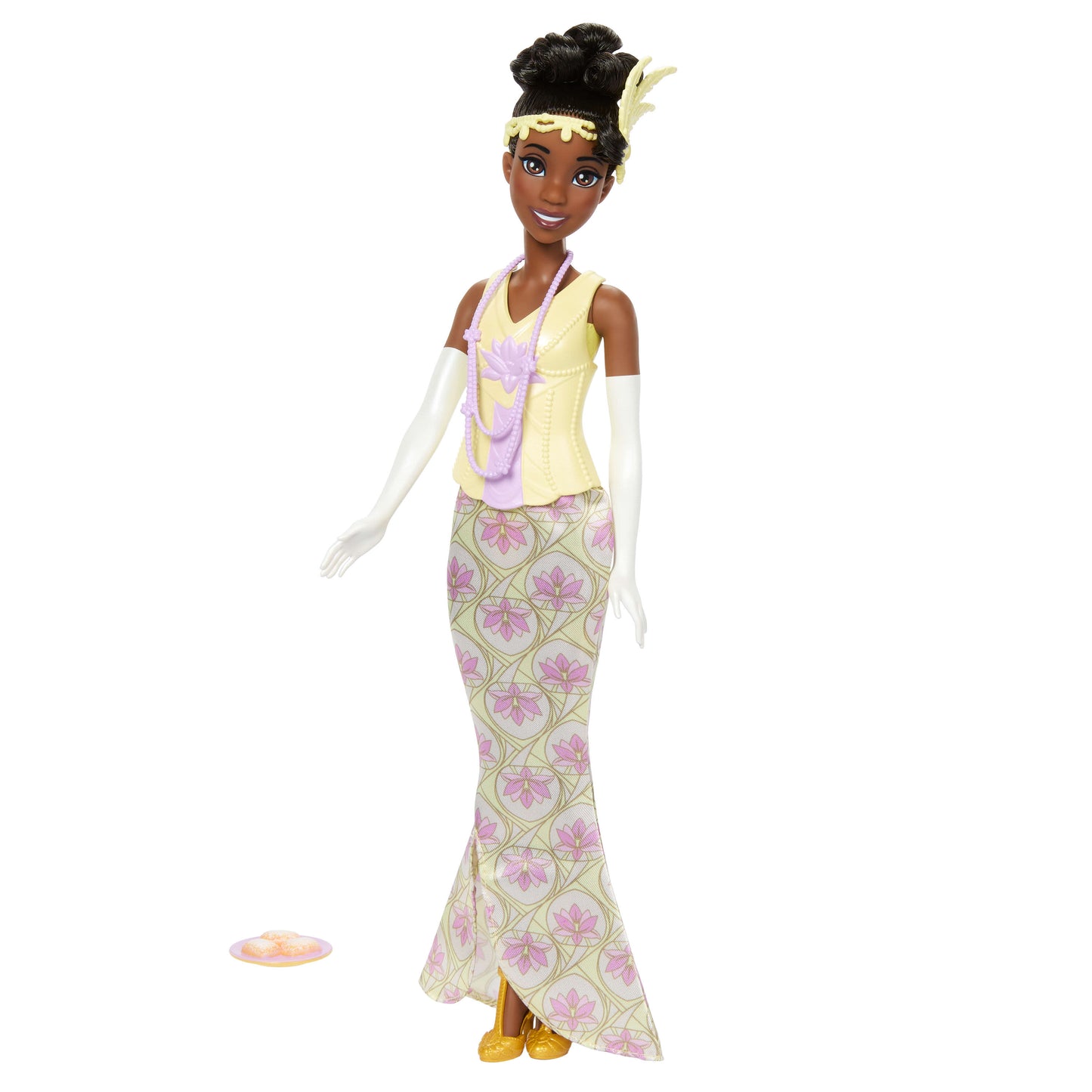 Disney Princess 2-in-1 Stories Tiana Fashion Doll with 2 Snap-On Bodices