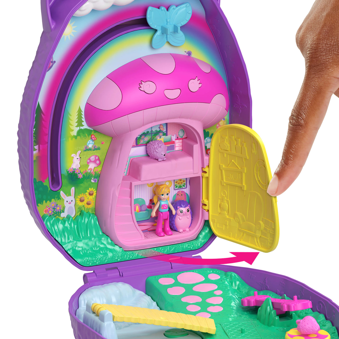 Polly Pocket Hedgehog Mom Baby Purse Playset Shop Mattel Australia polly-pocket-hedgehog-mom-baby-purse-playset-shop-mattel-australia
