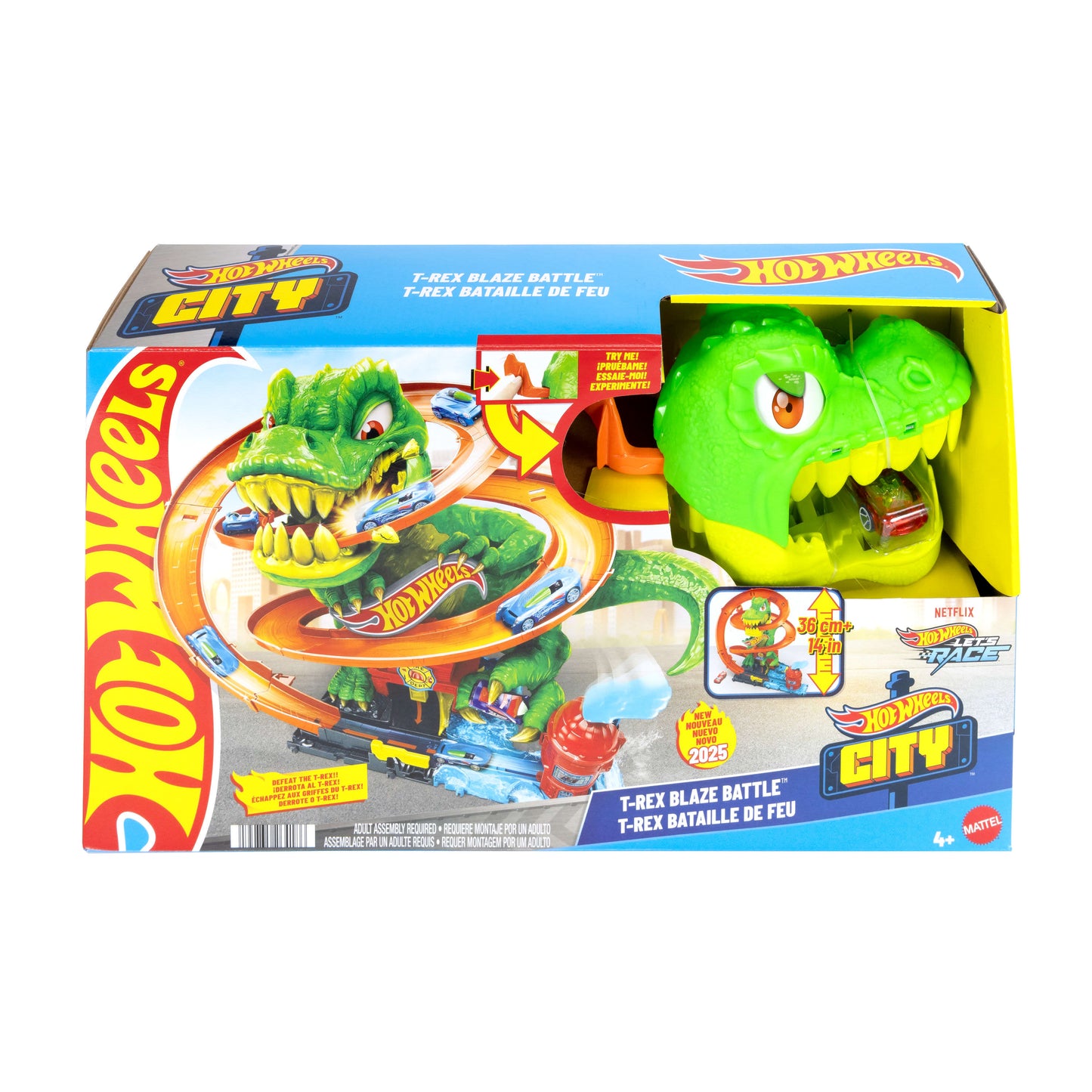 Hot Wheels T-Rex Blaze Battle