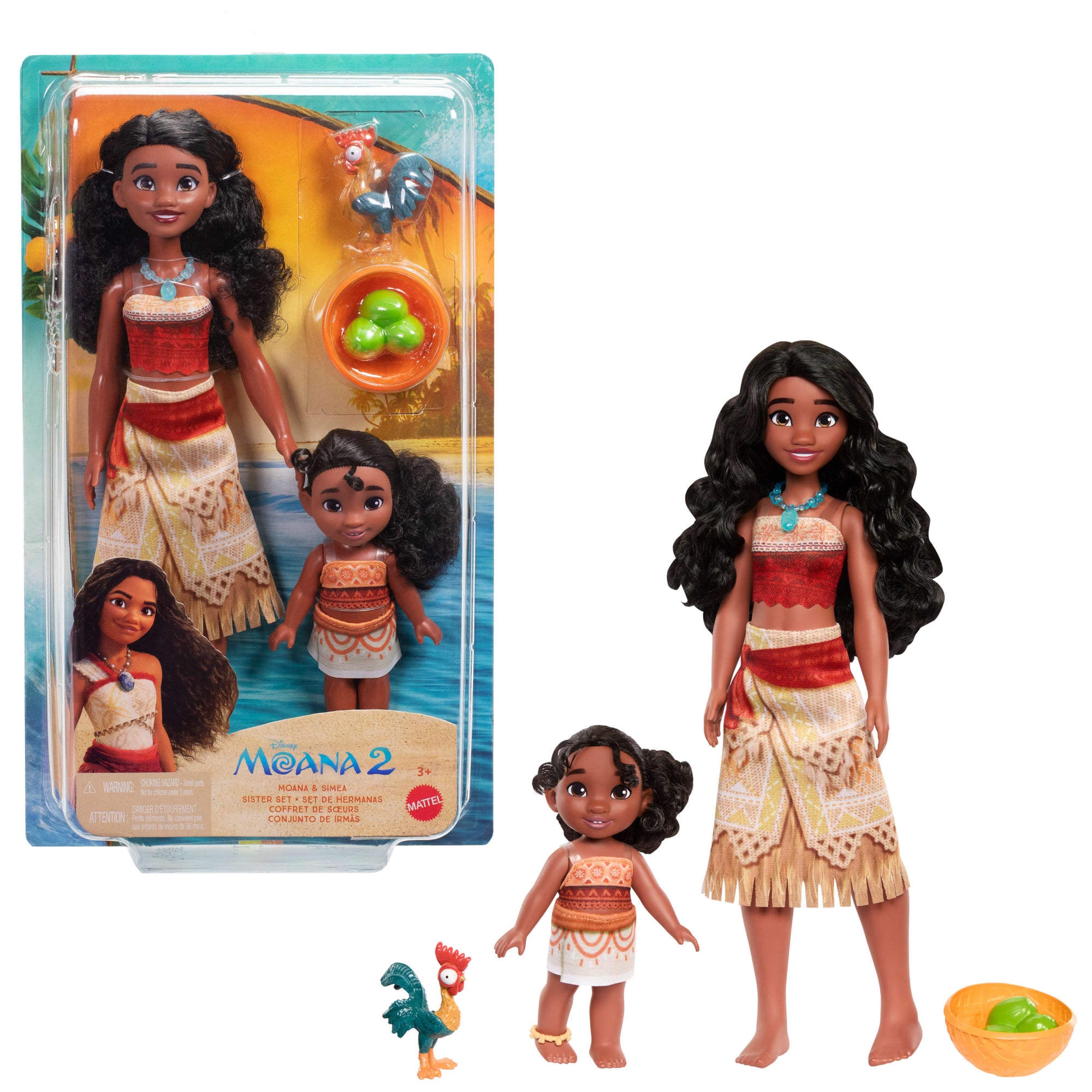 Disney Moana 2 Moana Simea Sister Set Shop Mattel Australia