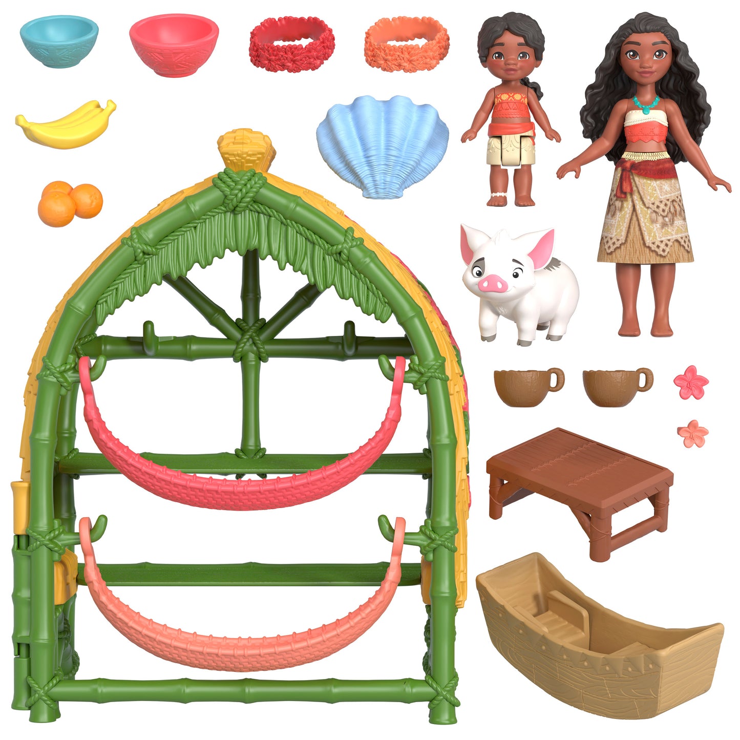 Disney Moana 2 Moana & Simea Village Home Playset