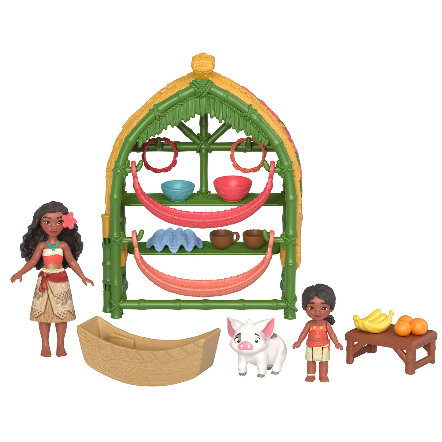 Disney Moana 2 Moana & Simea Village Home Playset