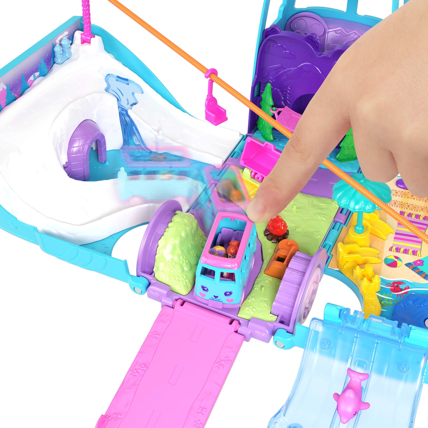 Polly Pocket Pet Mobile Adventure Playset – Shop Mattel Australia