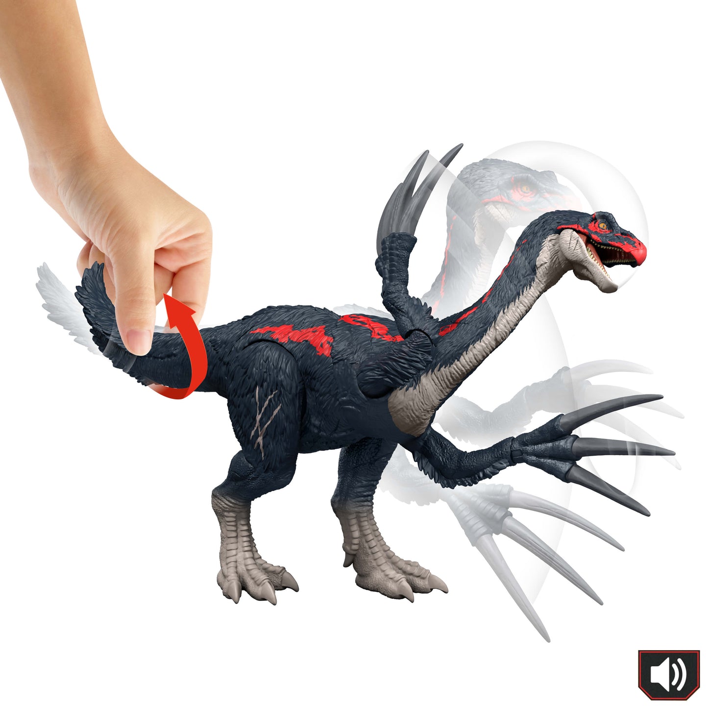 Jurassic World Slash N Roar Therizinosaurus Dinosaur Figure