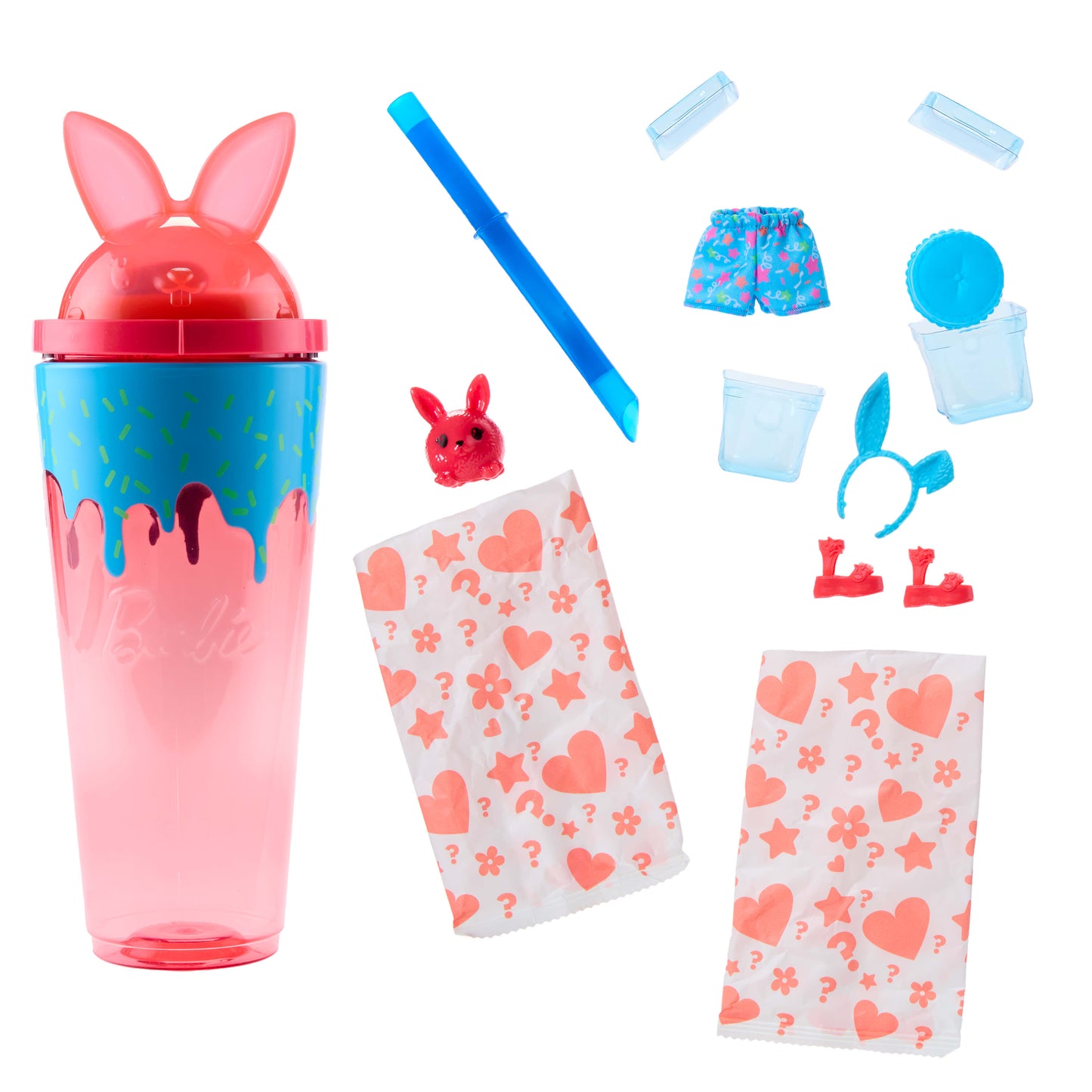 Barbie Pop Reveal Shakes Series Doll & Accessories Set, Scented Bright Bunny Fashion Doll