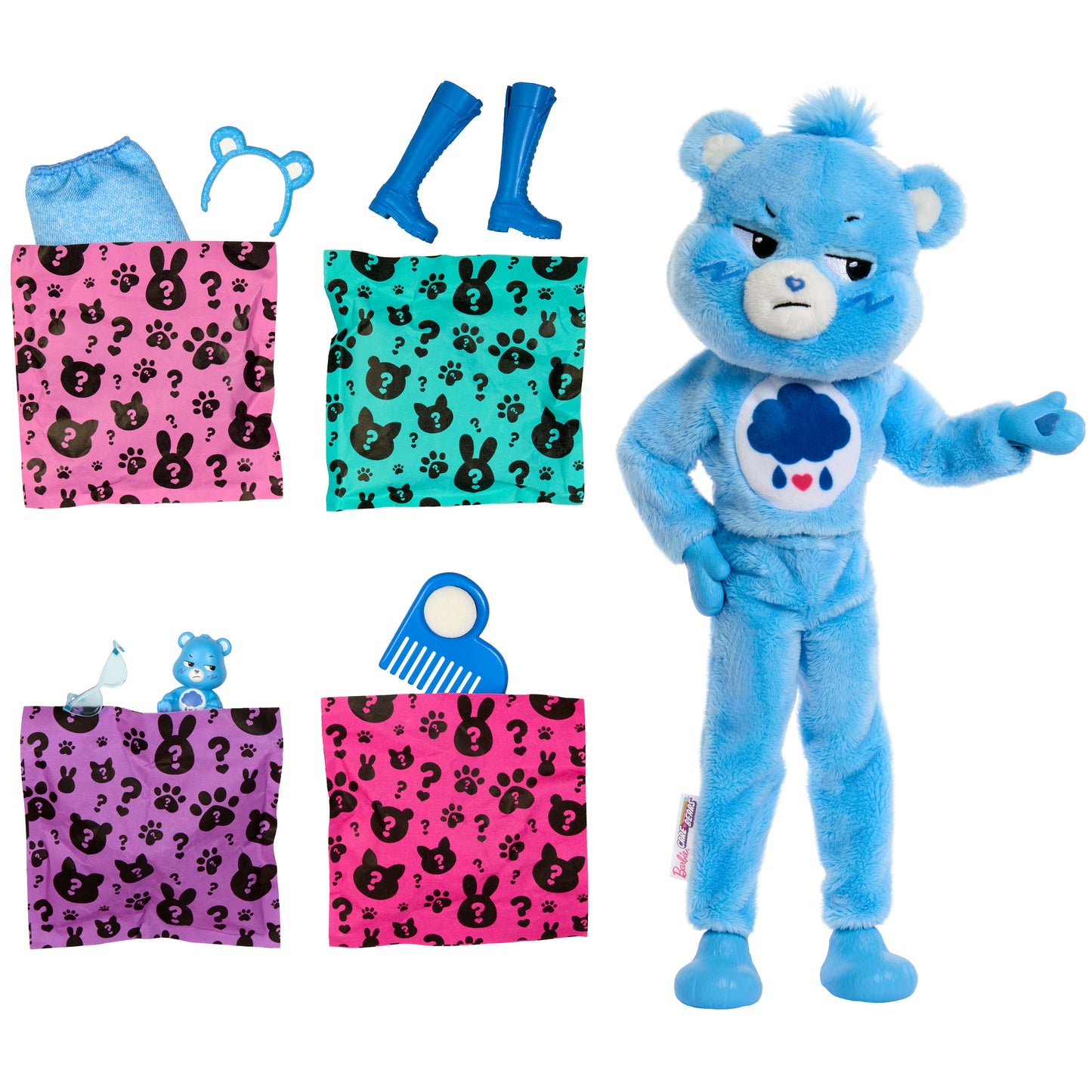 Barbie Cutie Reveal Care Bears Series Doll & Accessories - Blue