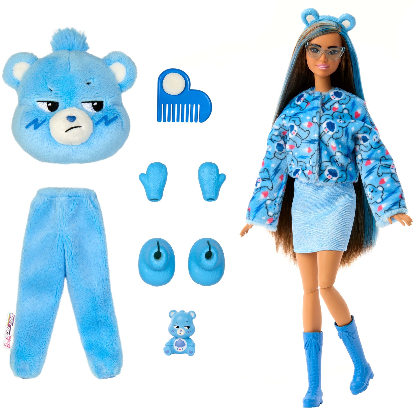 Barbie Cutie Reveal Care Bears Series Doll & Accessories - Blue