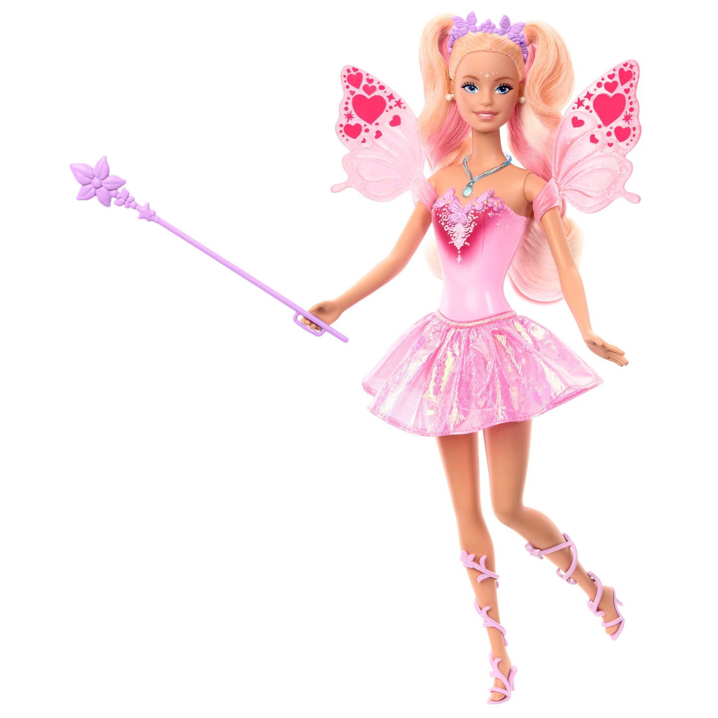 Barbie Fantasy Fairy Doll with Colour-Change Wings and Outfit